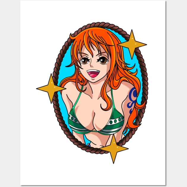 Nami One Piece Wall Art by b_of_the_dead